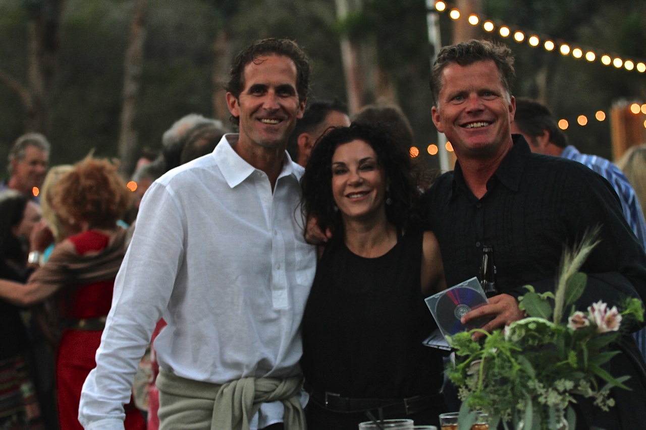 three attendees of the 2014 night at the ranch event