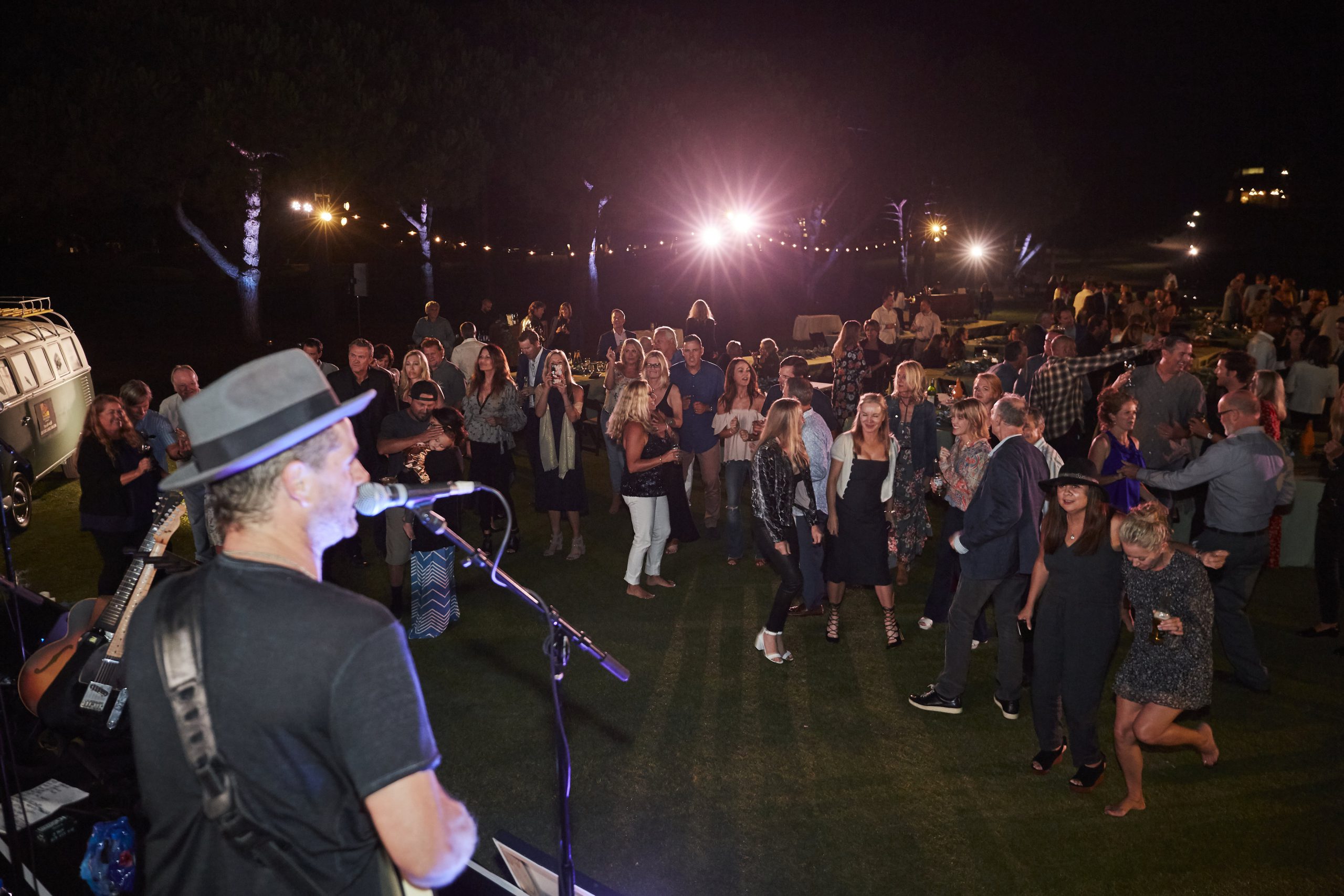 Stage view picture of the Night at the Ranch concert